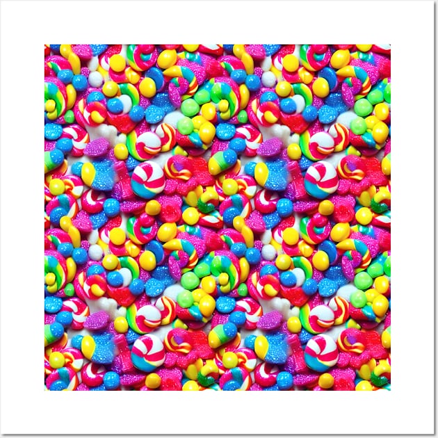 Colorful Candy Wall Art by Patternz